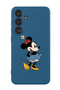 Protective Liquid Silicone Shockproof Case For Samsung Galaxy S24 Plus (Blue) - Minnie