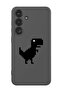 Protective Liquid Silicone Shockproof Case For Samsung Galaxy S24 Plus (Blue) - Offline Dino