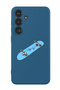 Protective Liquid Silicone Shockproof Case For Samsung Galaxy S24 Plus (Blue) - Skate Board