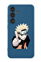 Protective Liquid Silicone Shockproof Case For Samsung Galaxy S24 Plus (Blue) - Anime Naruto 2
