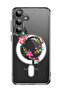 Case for Samsung Galaxy S24 Plus Compatible with MagSafe, Shockproof Cover womens day floral