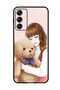 Protective Case For Samsung Galaxy A15 5G Lovely Girl Witih Teddy
