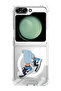 Case for Samsung Galaxy Z Flip 5 Compatible with MagSafe, Shockproof Phone Bumper Cover Sneakers