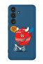 Protective Liquid Silicone Shockproof Case For Samsung Galaxy S24 Plus (Blue) - What a beautiful day