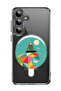 Case for Samsung Galaxy S24 6.2-inch Compatible with MagSafe, Shockproof Phone Bumper Cover Surfs