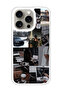 Protective Case Cover For APPLE IPHONE 15 Pro Max collage 2 (White Bumper)