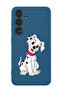 Protective Liquid Silicone Shockproof Case For Samsung Galaxy S24 Plus (Blue) - Dog Dab