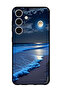 Protective Case Anti Scratch Shock Proof Bumper Cover For Samsung Galaxy S24 Plus Waves And Moon