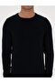 Navy Blue Slim Fit Crew Neck Basic Knitwear Sweater 50315509-Vr033 - 6
