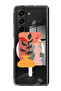 Case for Samsung Galaxy Z Fold 5 Compatible with MagSafe, Shockproof Phone Bumper Cover Vase leaf