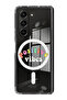 Case for Samsung Galaxy Z Fold 5 Compatible with MagSafe, Shockproof Bumper Case Positive Vibes