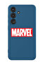 Protective Liquid Silicone Shockproof Case For Samsung Galaxy S24 Plus (Blue) - Marvel