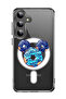 Case for Samsung Galaxy S24 Plus Compatible with MagSafe, Shockproof Bumper Cover Donut Mickey