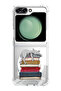 Case for Samsung Galaxy Z Flip 5 Compatible with MagSafe, Shockproof Phone Bumper Cover Cat on books