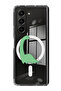 Case for Samsung Galaxy Z Fold 5 Compatible with MagSafe, Shockproof Phone Bumper Cover Dino