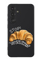Protective Liquid Silicone Shockproof Case For Samsung Galaxy S24 Plus (Black) - Croissant B
