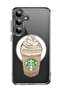 Case for Samsung Galaxy S24 Plus Compatible with MagSafe, Shockproof Bumper Cover coffee-smile