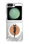 Case for Samsung Galaxy Z Flip 5 Compatible with MagSafe, Shockproof Phone Bumper Cover Scorpio