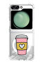 Case for Samsung Galaxy Z Flip 5 Compatible with MagSafe, Shockproof Phone Bumper Cover Coffee Mug