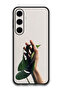 Protective Case Anti Scratch Shock Proof Bumper Cover For Samsung Galaxy S24 FE h&_leaf_minimalism