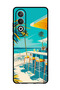 Protective Case For OnePlus Nord CE 4 a painting of a bar on the beach