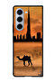 Protective Case For Samsung Galaxy Z Fold 6 Sunset Camel Burj Khalifa