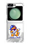 Case for Samsung Galaxy Z Flip 5 Compatible with MagSafe, Shockproof Cover Dog father Beer Lover