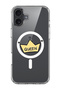 iPhone 16 Plus Magsafe Case for iPhone Compatible with, Shockproof Phone Bumper Cover - Queen crown
