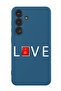 Protective Liquid Silicone Shockproof Case For Samsung Galaxy S24 Plus (Blue) - Live