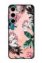 Protective Case Anti Scratch Shock Proof Bumper Cover For Samsung Galaxy S24 Plus Flower and Leaves
