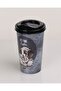 Coffee Glass - Patterned with Lid 650ML - 3