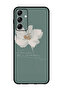 Protective Case Anti Scratch Shock Proof Bumper Cover For Samsung Galaxy A55 White Flower (2)