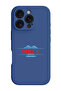 iPhone 16 Pro Max Blue Protective Liquid Silicone Shockproof Case - Himalaya extreme hiking