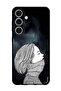 Protective Case Anti Scratch Shock Proof Bumper Cover For Samsung Galaxy S24 Plus Sad Girl