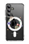 Case for Samsung Galaxy S24 6.2-inch Compatible with MagSafe, Shockproof Phone Bumper Cover Bloom2