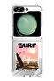 Case for Samsung Galaxy Z Flip 5 Compatible with MagSafe, Shockproof Bumper Case Surf California