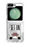 Case for Samsung Galaxy Z Flip 5 Compatible with MagSafe, Shockproof Bumper Case Bet on yourself