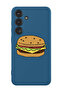 Protective Liquid Silicone Shockproof Case For Samsung Galaxy S24 Plus (Blue) - Burger