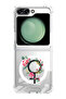 Case for Samsung Galaxy Z Flip 6 Compatible with MagSafe, Shockproof Bumper Case womens day floral