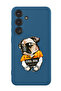Protective Liquid Silicone Shockproof Case For Samsung Galaxy S24 Plus (Blue) - cool dog