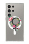 Case for Samsung Galaxy S24 Ultra Compatible with MagSafe, Shockproof Cover womens day floral