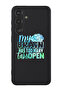 Protective Liquid Silicone Case For Samsung Galaxy S24 Plus (Black) - My brain has too many