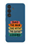 Protective Liquid Silicone Shockproof Case For Samsung Galaxy S24 Plus (Blue) - Dad