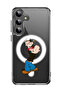 Case for Samsung Galaxy S24 6.2-inch Compatible with MagSafe, Shockproof Phone Bumper Cover Popey