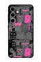 Protective Case Anti Scratch Shock Proof Bumper Cover For Samsung Galaxy S24 Plus Pink Cats