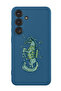 Protective Liquid Silicone Shockproof Case For Samsung Galaxy S24 Plus (Blue) - Seahorse