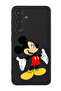 Protective Liquid Silicone Shockproof Case For Samsung Galaxy S24 Plus (Black) - Mickey Mouse 1