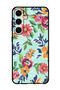 Protective Case Anti Scratch Shock Proof Bumper Cover For Samsung Galaxy S24 Plus Paint Flowers