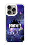 Protective Case Cover For APPLE IPHONE 15 Pro Fortnite (White Bumper)