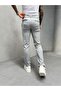 بنطلون قماش رمادي Slimfit - 4